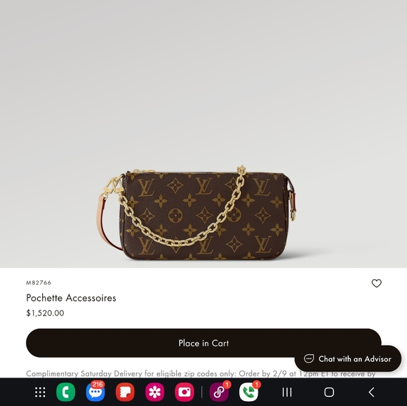 Louis Vuitton Pochette Pouch - Picture 15 of 15